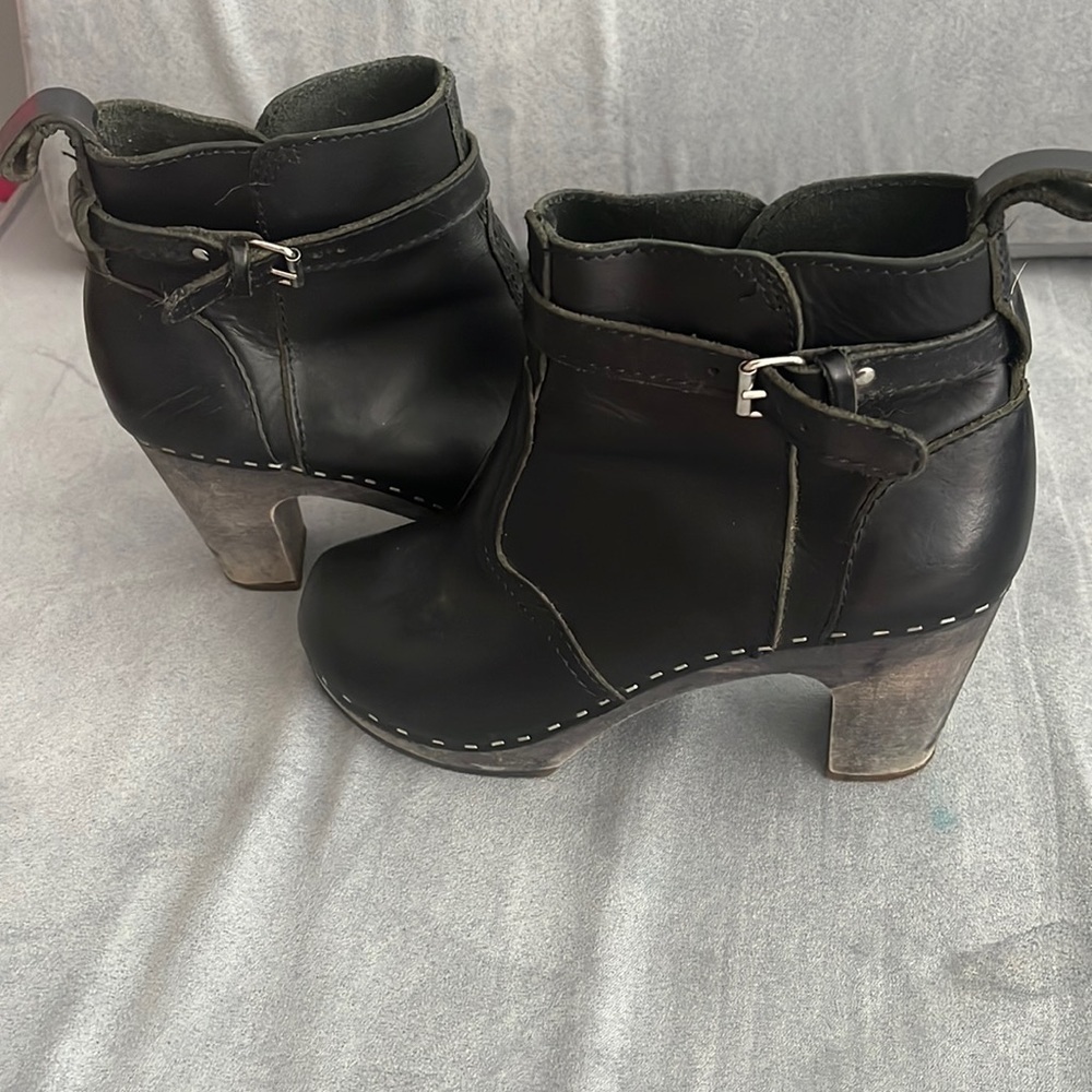 SWEDISH HASBEENS toffel clog boots 37
